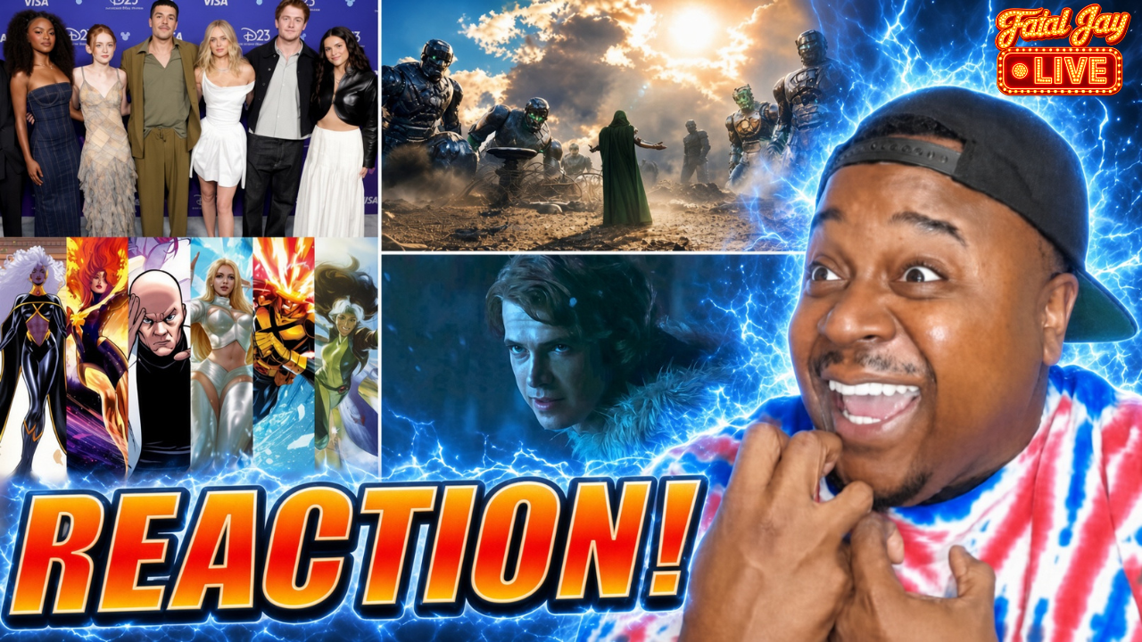 Fatal Jay reacts to the MCU X-Men cast reveal and Avengers: Doomsday Trailer 2 from D23 2026.