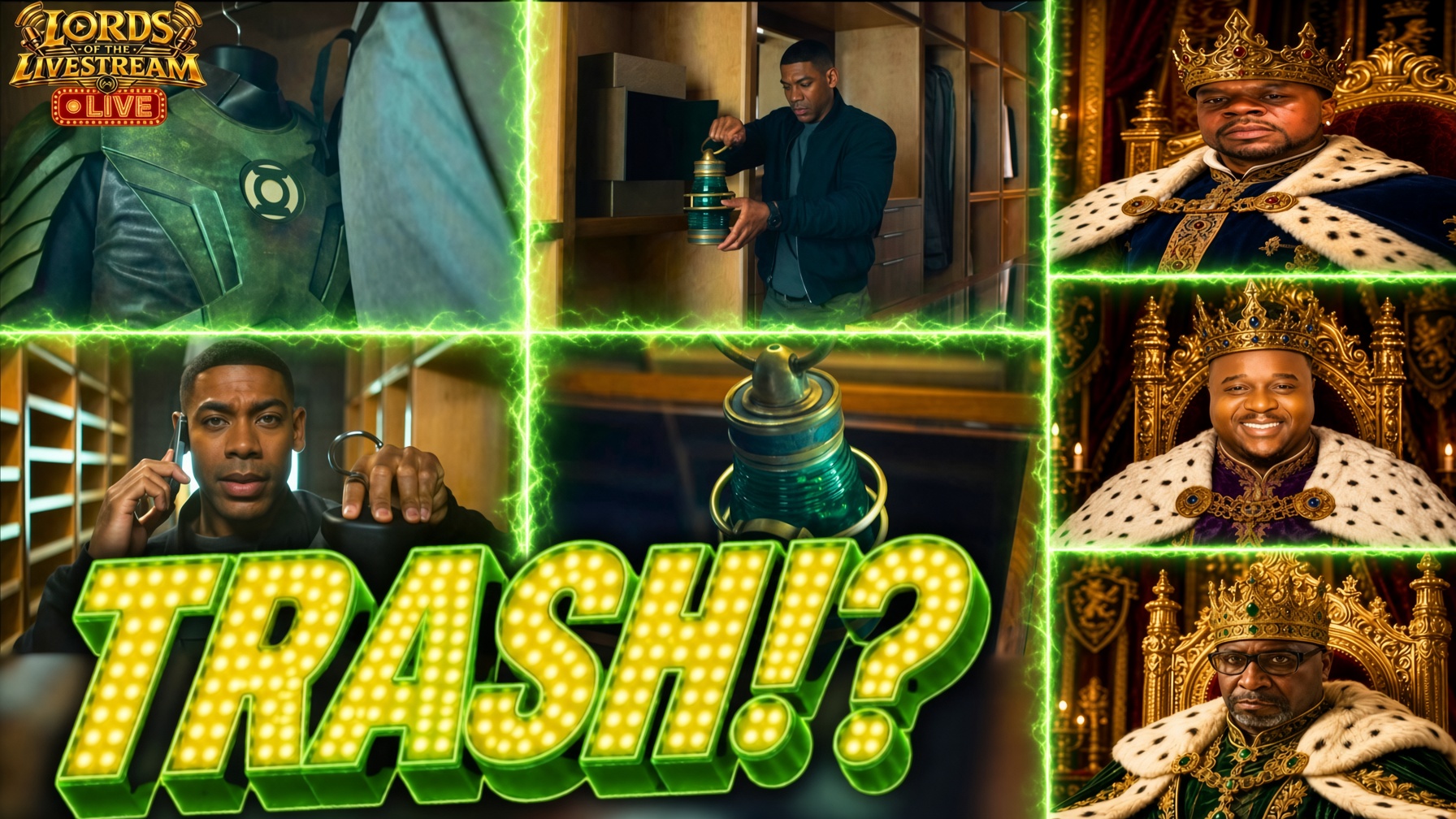 Lords of the Livestreams discusses whether DCU Lanterns is trash and if Zack Snyder could help save the DCU.
